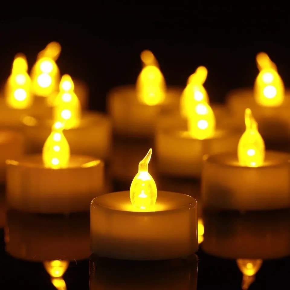 LED Tea Light Diya | 24 pcs Diya Set