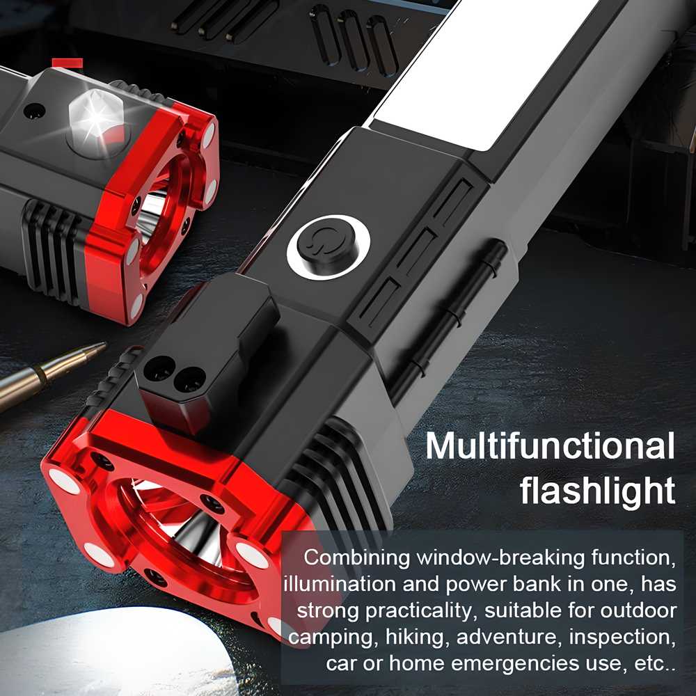 Multifunctional Portable LED Flashlight