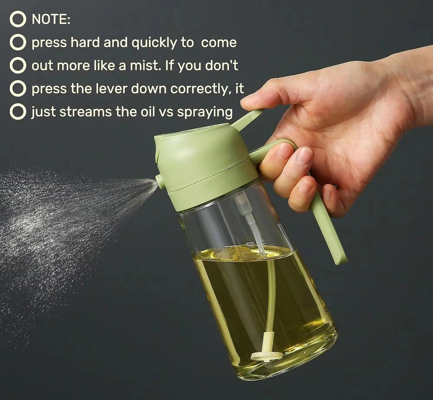 2 in 1 Portable Oil Dispenser Bottle