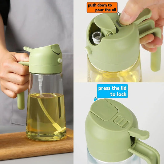 2 in 1 Portable Oil Dispenser Bottle