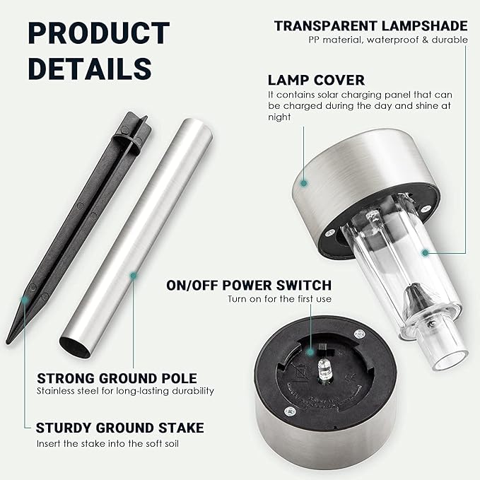 Solar Waterproof Pathway Lights