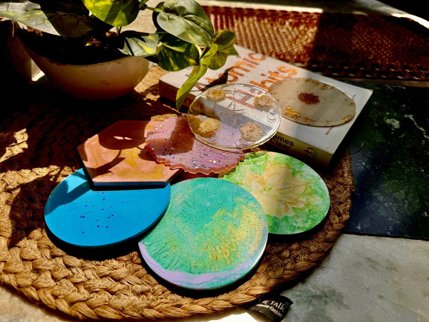 Handcrafted Resin Coasters -Set of 1