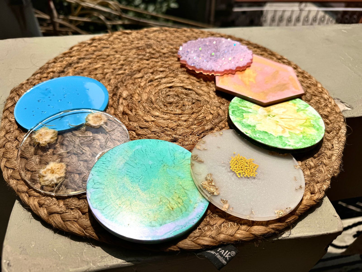 Handcrafted Resin Coasters -Set of 1