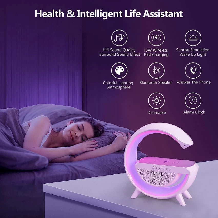 3 In 1 Night Light Bluetooth Speaker