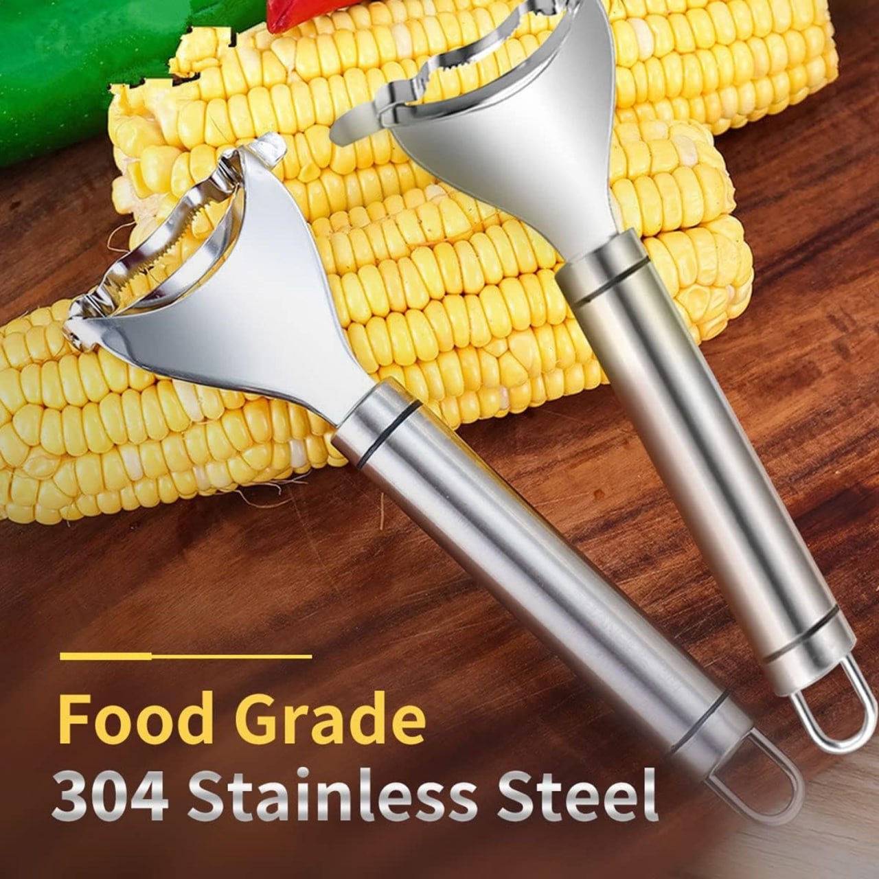 Stainless Steel Corn Peeler, Stripper, Cutter | Corn Kernel Removal | Corn Thresher Stripper | Vegetable Knife Kitchen | Corn Cob Remover Cutter | Corn Threshing Peeler Stripper