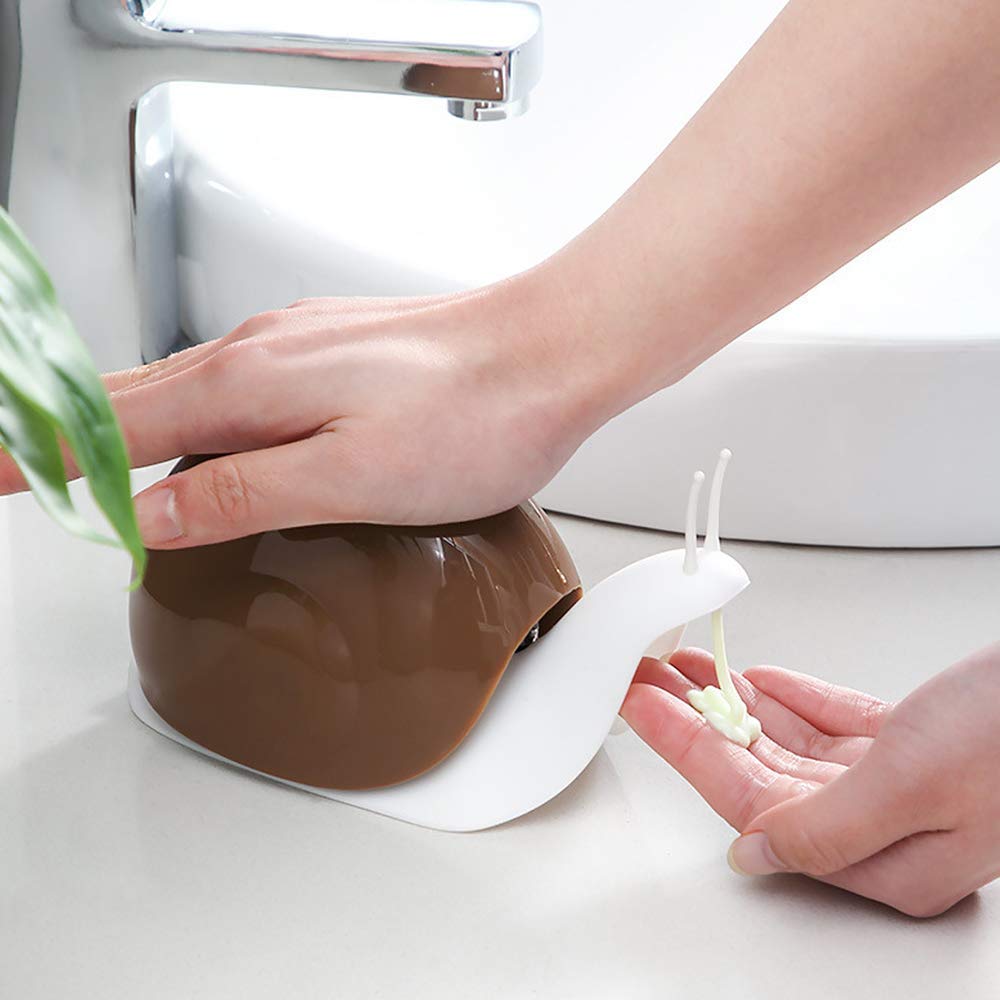 Snail Shaped Portable Liquid Soap Dispenser Pump