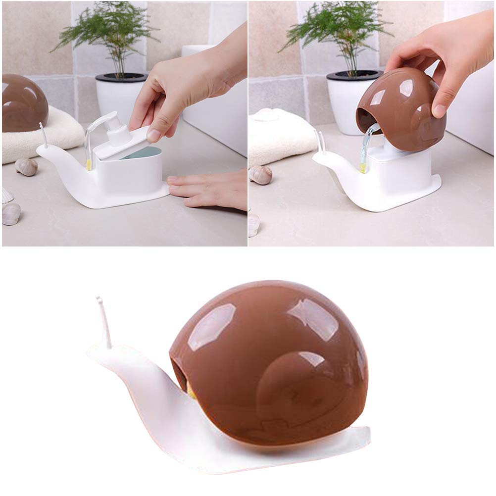 Snail Shaped Portable Liquid Soap Dispenser Pump